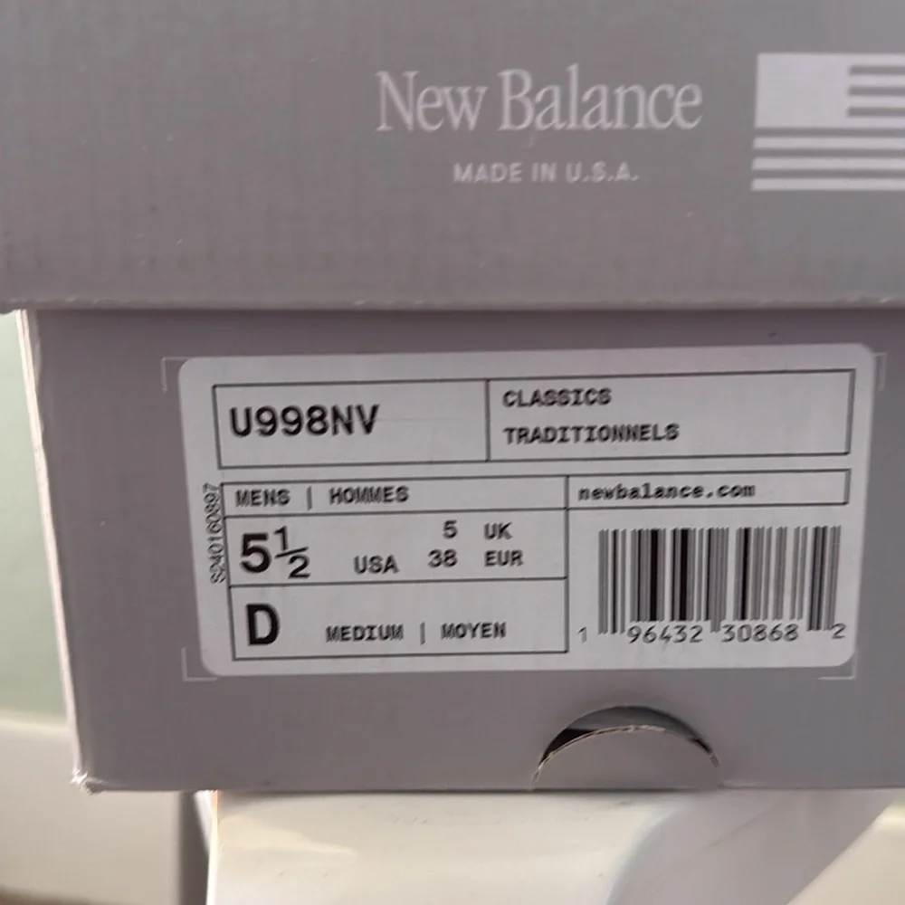 New Balance 998 navy/silver EU38 - Picture 7 of 7